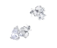 Beautiful CZ Crystal Silver Stud Earring STS-6326